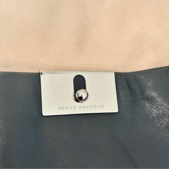 Adolpho Dominguez Large Leather Shoulder Bag - Picture 14 of 15